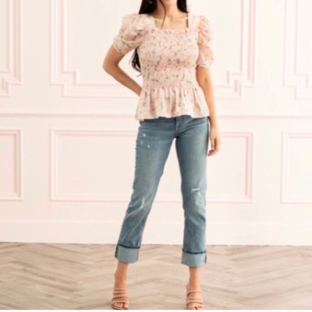 NWT Rachel Parcell Boyfriend Jeans